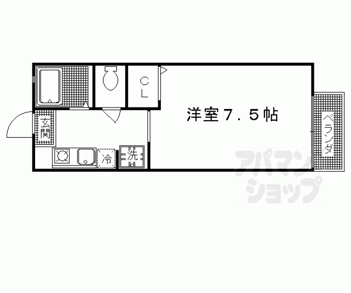 【エトワール御池】間取