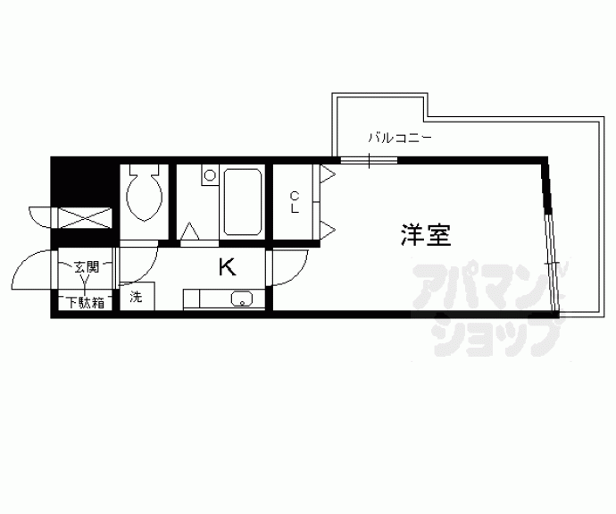 【ｓｉｘ　ｂｉｊｏｕｘ　堺町六角】間取