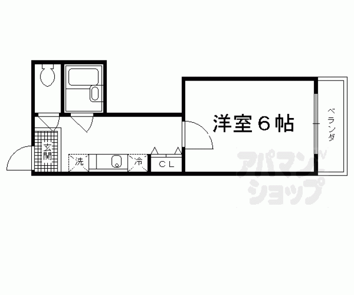【パティオサカタⅡ】間取