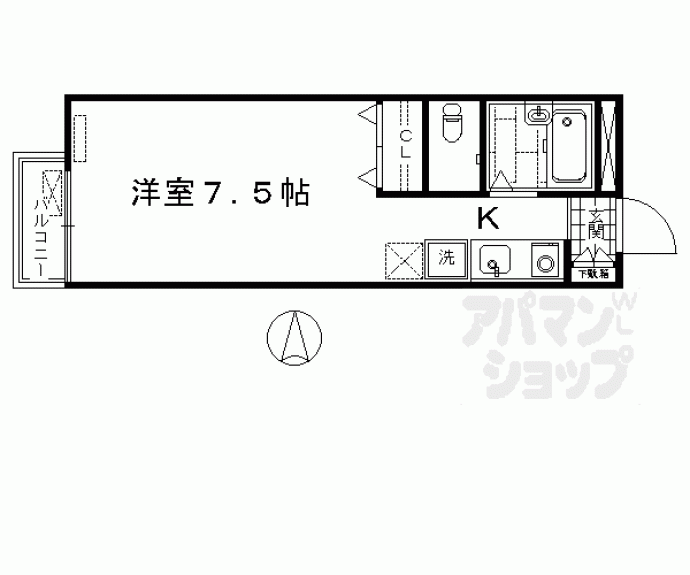 【LS七条鞘町】間取