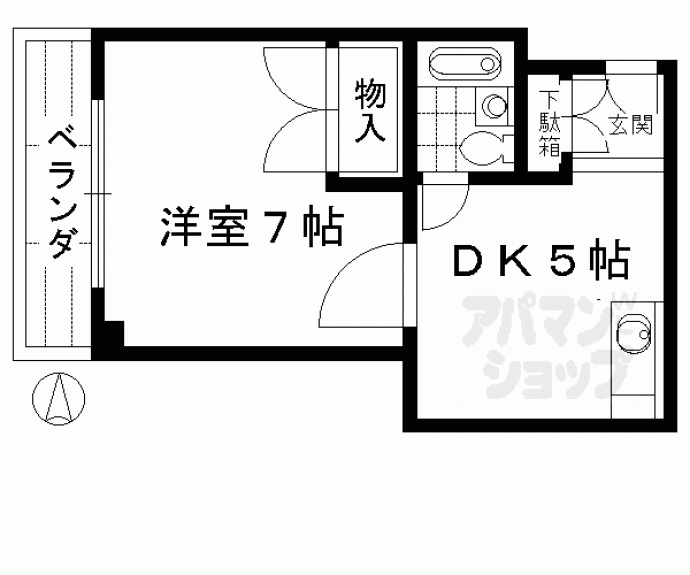 【第２ヌヴェールハイツ】間取