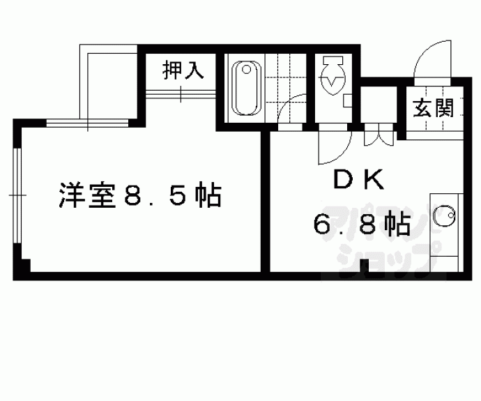 【第2ヌヴェールハイツ】間取
