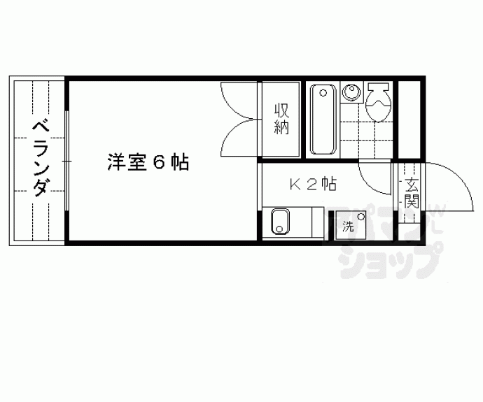 【ナルディス七条通】間取