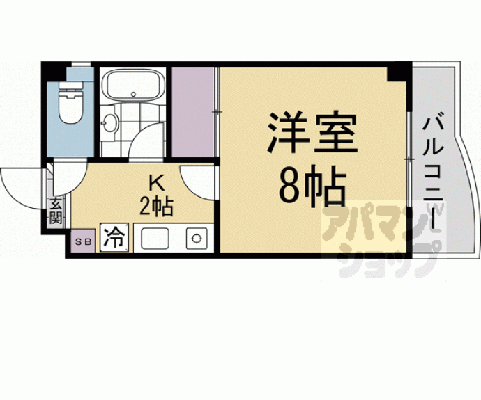 【ヴィルヌーブＳ】間取
