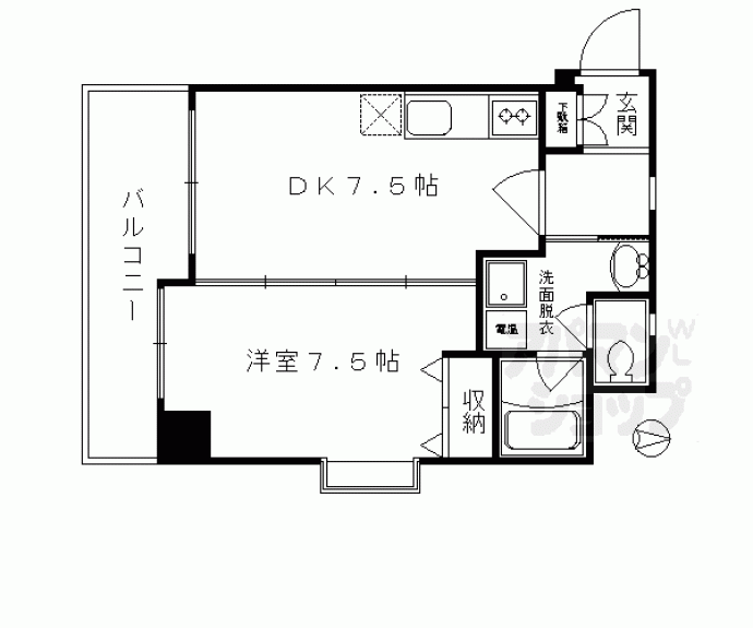 【WILL21-烏丸御池】間取