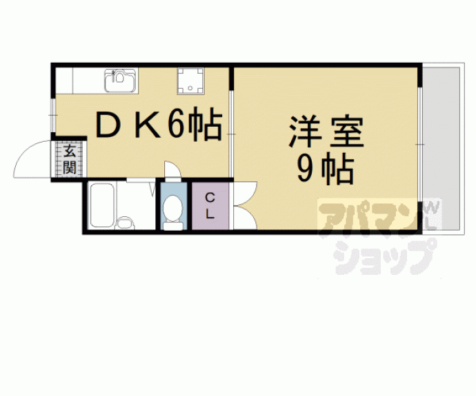【エスポワール田中2番館】間取