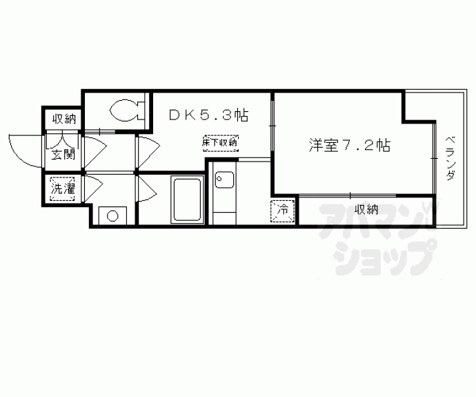 【Ｇｒａｎｄ　Ｅ’ｔｅｒｎａ京都】間取