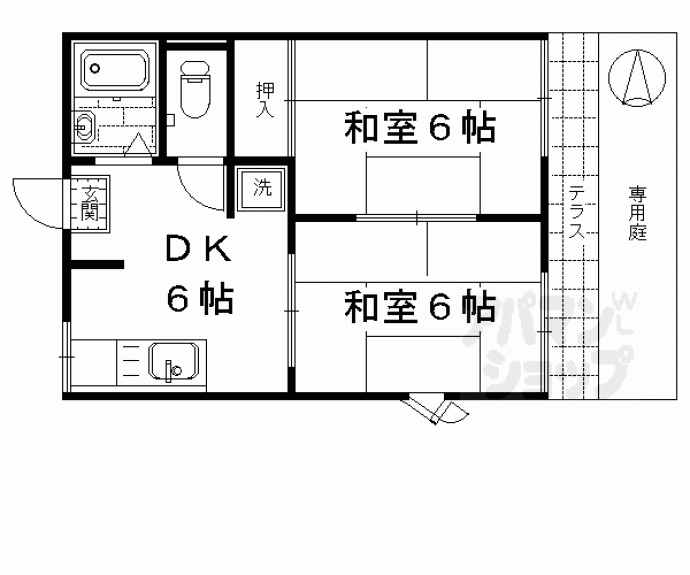 【ポニーハイツ】間取