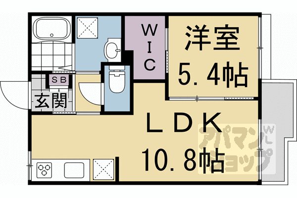 【ポニーハイツ】間取