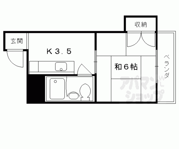 【エクセレント東山】間取