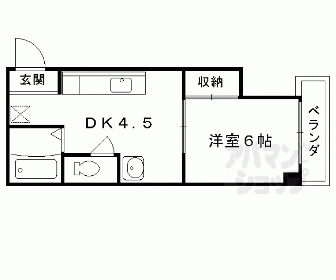 【エクセレント東山】間取