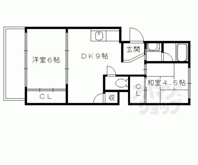 【平岡マンション】間取