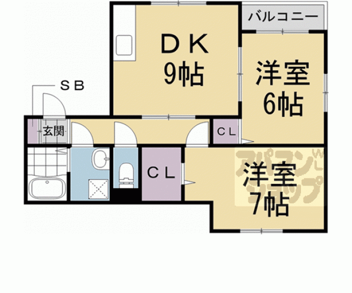 【セジュール・リンデン】間取