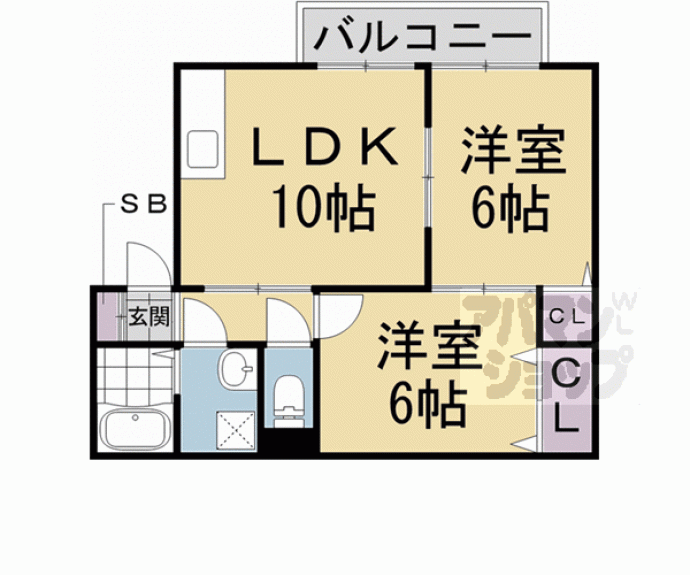 【セジュール・リンデン】間取