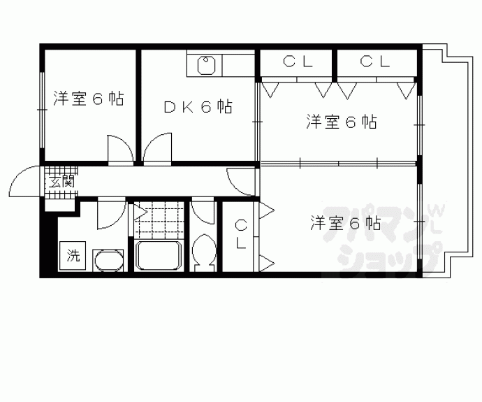 【メゾン・ド・ブラン】間取