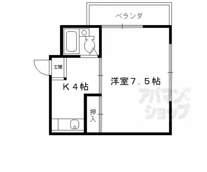 【ピエール大宮】間取