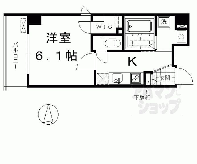 【アスヴェル京都西七条】間取