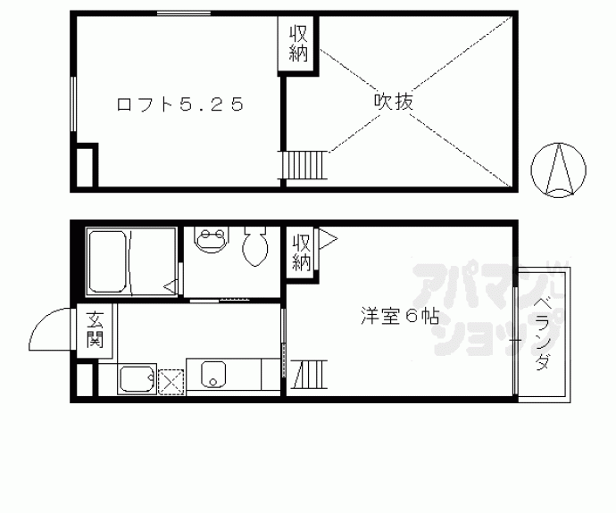 【ロフティ東本願寺】間取