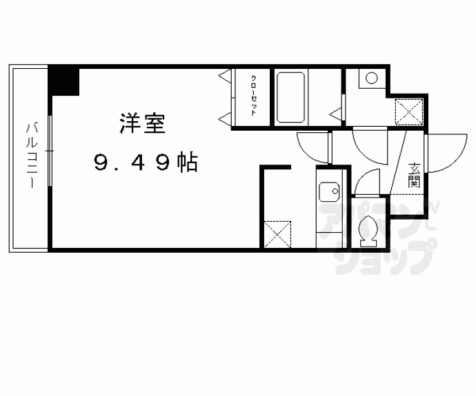 【ホワイトスクエア】間取