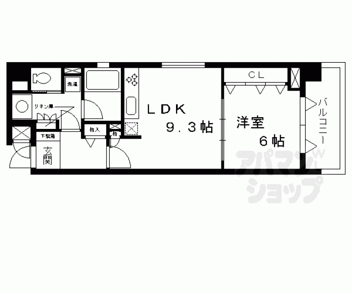 【リーガル京都東本願寺前】間取