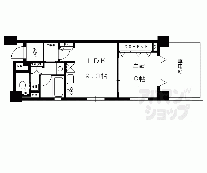 【リーガル京都東本願寺前】間取
