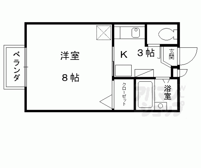 【セジュールまはたぎ】間取