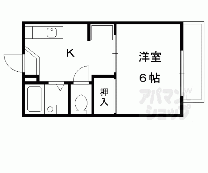 【フレグランス竹田Ⅱ】間取