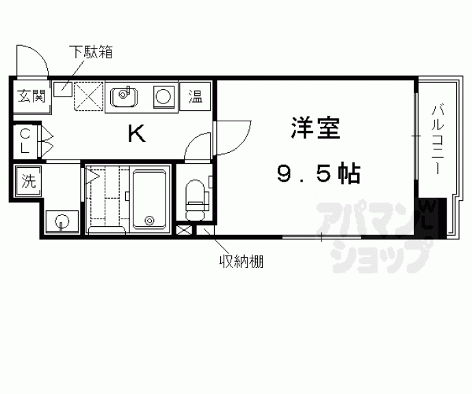 【ＣＡＳＡ　ＹＡＭＡＢＵＮ　Ⅱ】間取