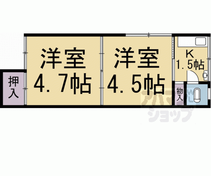 【セカンドステージ静楽】間取