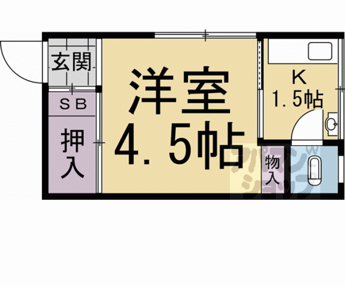 【セカンドステージ静楽】間取