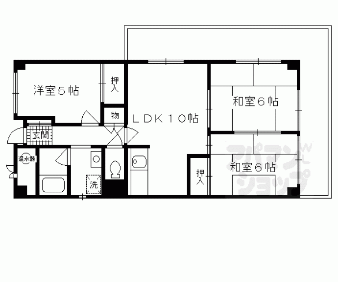 【メゾン墨染】間取