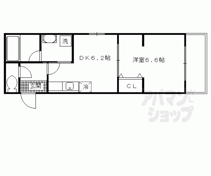 【向島本丸町マンション】間取