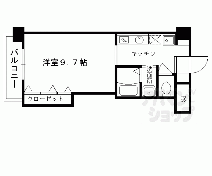 【クイーンズコート久津川】間取