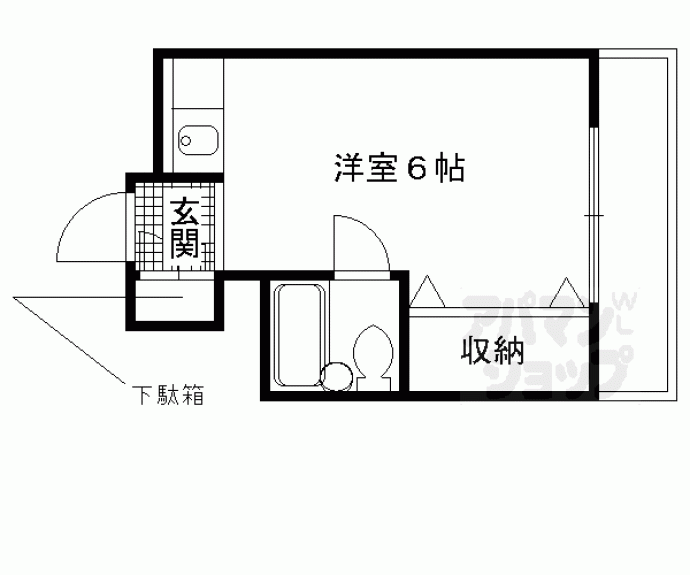【カーサ桃山】間取