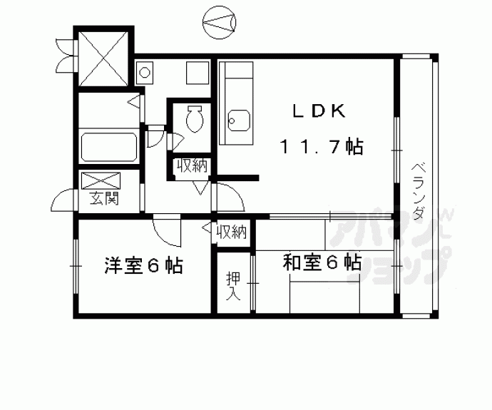 【ハイツモアライフ】間取