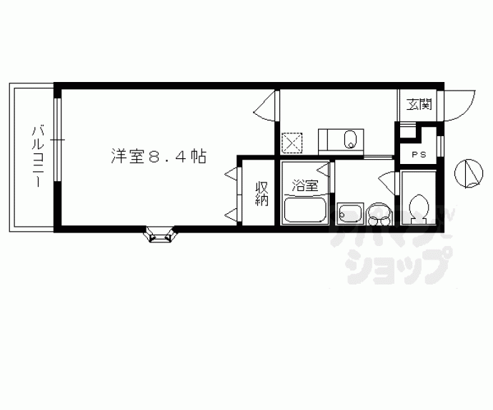 【ラフィーネ九条】間取