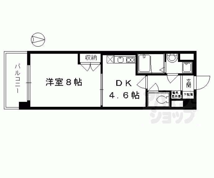 【リーフセラ七条】間取