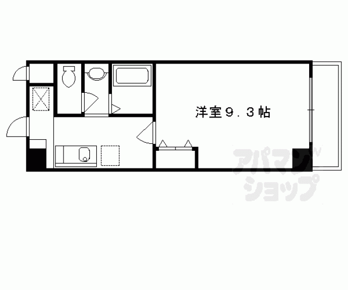 【Kyomachi Bloomsbury】間取