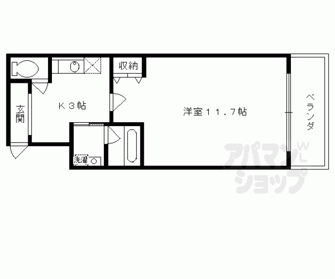 【メディナ竹田】間取