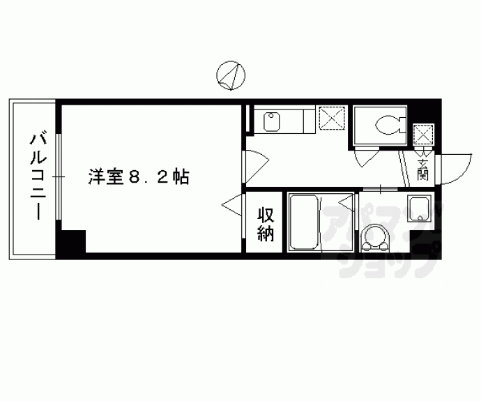 【グランツェントB】間取