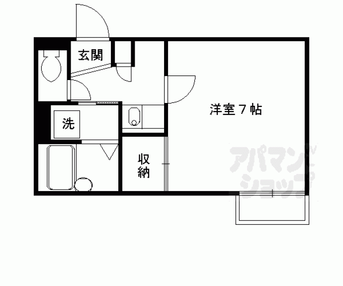 【レオパレス石田森南】間取