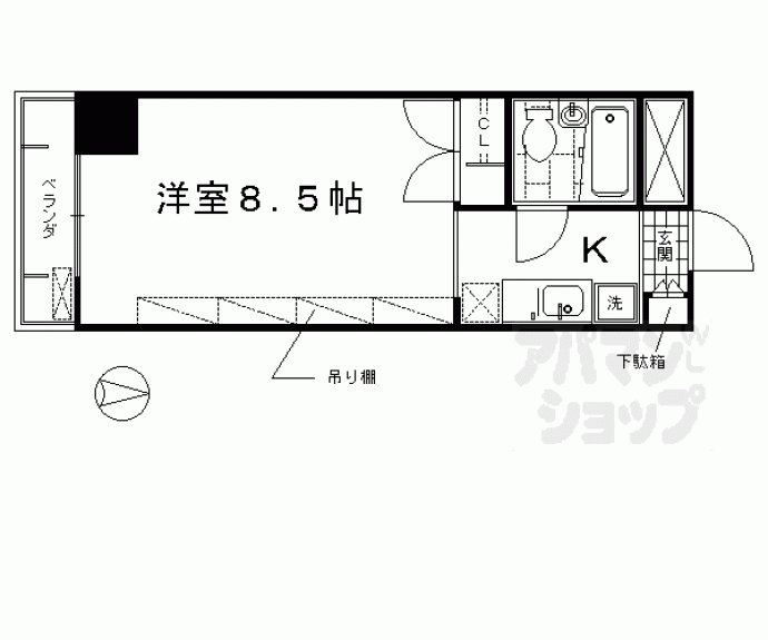 【Ｍｅｒｃｕｒｉｏ　Ｋｉｏｔｏ】間取