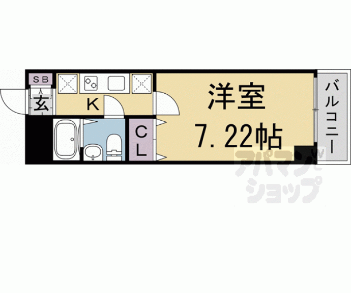 【Ｍｅｒｃｕｒｉｏ　Ｋｉｏｔｏ】間取