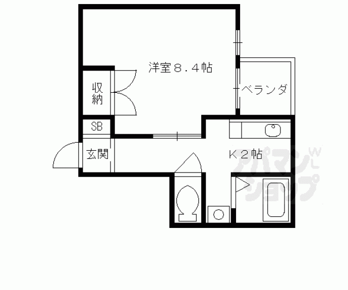 【サンシード桃山】間取