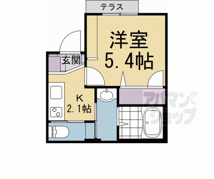【ディアス桃山】間取
