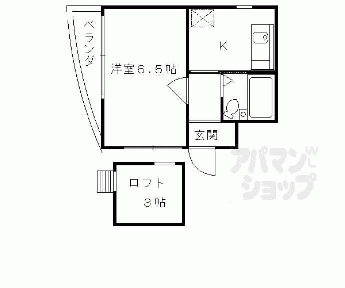 【パピエ’８８】間取