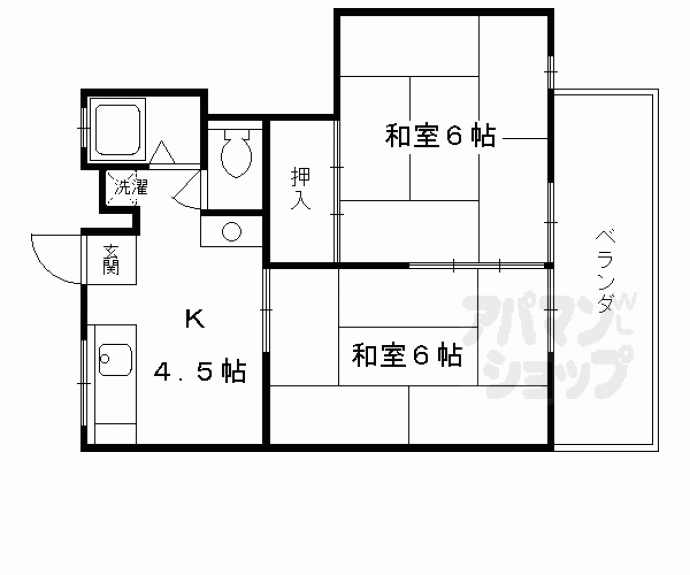 【コーポ石原】間取