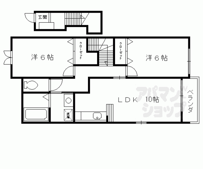 【メゾン・ド・フルール】間取