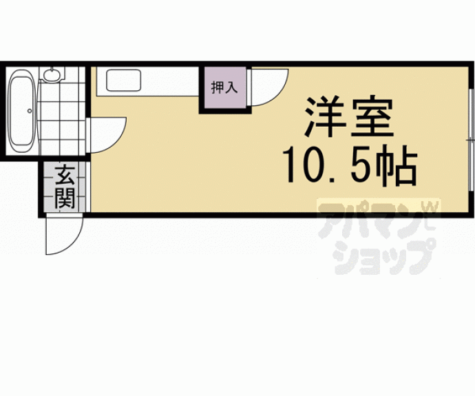 【ベルエール桃山　Ａ棟】間取