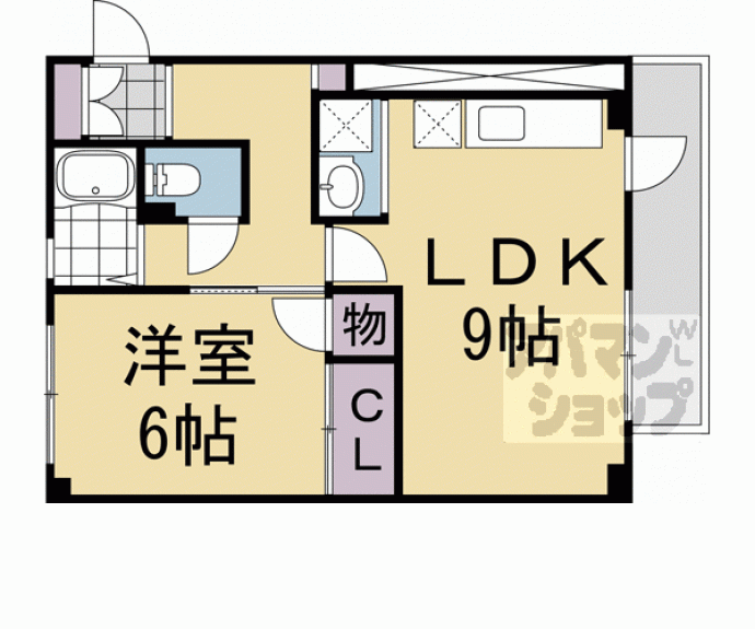 【パークレットマンション】間取